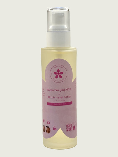 Papin Enzyme 40% + Witch hazel Toner.